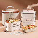 Axyaa Stainless Steel Thermal Bento Box Set for Kids School Lunch