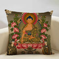 Axyaa Religious Culture Art Linen Pillowcase 45X45CM Home Decor