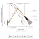 Axyaa Athena Brass Wall Lamp LED Swing Arm Sconces Black/Gold Kitchen Study