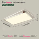 Axyaa Modern LED Ceiling Light for Bedroom, Study & Living Room