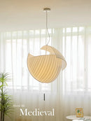 Axyaa Wabi Sabi Fabric Designer Pendant Lights for Living Dining Room Chandeliers