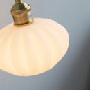 Axyaa White Glass LED Wall Lights - Modern Nordic Rotate Sconce Lampara De Pared