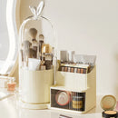 Axyaa Cosmetic Brush Shelf Organizer with Drawer Storage