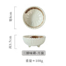Axyaa Retro Soy Sauce Dipping Plate Set - Commercial & Household Sauce Dish