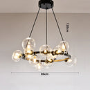 Axyaa LED Pendant Chandeliers for Modern Living and Dining Room Lighting