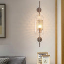 Axyaa Gold Metal Mesh Wall Lamp for Home Decoration & Lighting