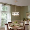 Axyaa Crystal Dining Table Pendant Chandelier