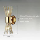 Axyaa Crystal Wall Light for Living Room, TV Background, and Corridor