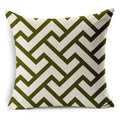 Axyaa Geometric Color Block Abstract Throw Pillow Cover