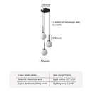 Axyaa Glass Ball Pendant Chandelier: Nordic Style Lighting for Home Decor