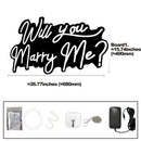 Axyaa Neon Light Proposal, Illuminated Logo, Wedding & Engagement Decoration