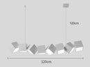 Axyaa Pendant Light: Modern LED Chandelier for Dining & Living Room