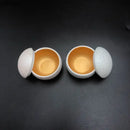 Axyaa Stone Pattern Ceramic Soup Bowl with Lid - Restaurant Quality Tableware