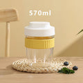 Axyaa Breakfast Oatmeal Cereal Cup Portable Yogurt Salad Spoon Container