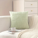 Axyaa Striped Knit Throw Pillow Covers 18x18Inch for Living Room Decor