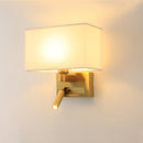 Axyaa Modern Adjustable Wall Sconce with LED Spotlight Rotation