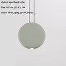 Axyaa Nordic LED Pendant Light Modern Resin Hanging Lamp for Dining Room