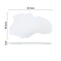 Axyaa Irregular Stone Pattern Ceramic Dessert Plate Fish Cake Steak Dish Tableware