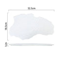 Axyaa Irregular Stone Pattern Ceramic Dessert Plate Fish Cake Steak Dish Tableware