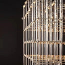 Axyaa Chrome Square LED Pendant Lamp - Stainless Steel - Adjustable Cord - Modern Lighting