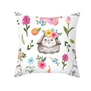 Axyaa Rabbit Flower Grass Ring Egg Pillow Sleeve Axyaa Sofa Seat Chair Decor