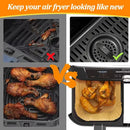 Axyaa Non-Stick Air Fryer Grill Mat: Rectangular Baking Tray Liner