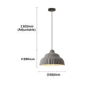 Axyaa Cement Cake Style LED Chandelier, Modern Wabi Sabi Design for Living Room & Restaurant