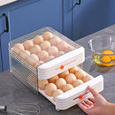 Axyaa Egg Storage Boxes: Refrigerator Egg Holder Tray for Fresh & Drop-proof Preservation