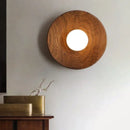 Axyaa Japanese Retro Wabi-Sabi Wall Lamp for Bedroom & Hallway