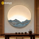 Axyaa Moon Led Wall Lamp - Modern Bedroom Decor - Iron Art Wall Light