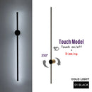 Axyaa Dimmable LED Wall Lamp 350° Remote Control Touch Switch Sconce for Bedroom & Living