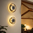 Axyaa Retro Glass Wall Lamp | Nordic Designer Circular Light Fixture | Living Room Decor