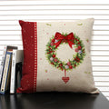 Axyaa Merry Christmas 45x45CM Cushion Cover for Home Decor