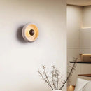 Axyaa Dark Wood Natural Stone Wall Light 20cm Indoor Atmosphere Lamp