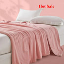 Axyaa Cool Tencel Spandex Summer Quilt | Solid Color Ice Cream Watermelon Quilt