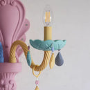 Axyaa Crystal Chandelier: Nordic Princess Girl's Room Lighting