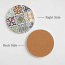 Axyaa Nordic Ins Wind Ceramic Coaster Set - Absorbent Diatom Mud Tea Cup Mat