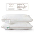 Axyaa Cotton Soybean Fiber Pillow for Neck Support and Comfort