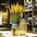 Axyaa Light Luxury Model Room Decor Set: Coffee Table, Vase, Flowers, Soft Furnishings