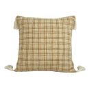 Axyaa Jacquard Tassel Throw Pillowcase for Home Decor