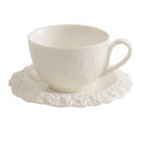 Axyaa Exquisite Ceramic Coffee Cups and Saucers Set - Kitchen Countertop Decoration