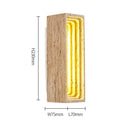 Axyaa Yellow Stone LED Wall Lamps - Modern Wabi Sabi Decor for Living Room