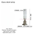 Axyaa Vertical Bauhaus Glass Chrome Floor Lamp - Industrial Style Creative Decor Warm Light
