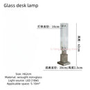 Axyaa Vertical Bauhaus Glass Chrome Floor Lamp - Industrial Style Creative Decor Warm Light