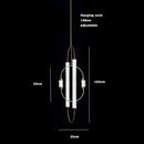 Axyaa Nordic LED Pendant Lamp, Luxury Living Room Lighting