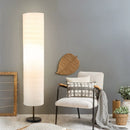 Axyaa Rice Paper Floor Lamp Modern Nordic Design Cylindrical Standing Lamp