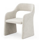 Axyaa Minimalist Modern Armchair Light Luxury Dining Chair