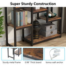 Tribesigns Bookcase 6-Tier 70.9" Tall, Vintage Industrial Display Shelves by Axyaa.