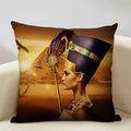 Axyaa African Women Design Linen Cushion Cover 45x45cm