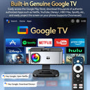 Axyaa Google TV Projector 4K UHD Voice Control Auto Focus WiFi 6 Home Theater